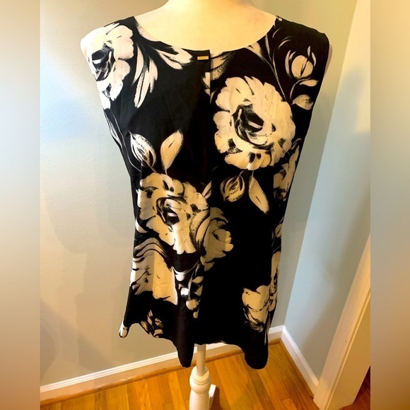 Calvin Klein floral sleeveless tunic, size XL - Picture 1 of 7